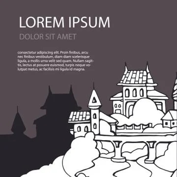 Urban landscape Stock Illustration