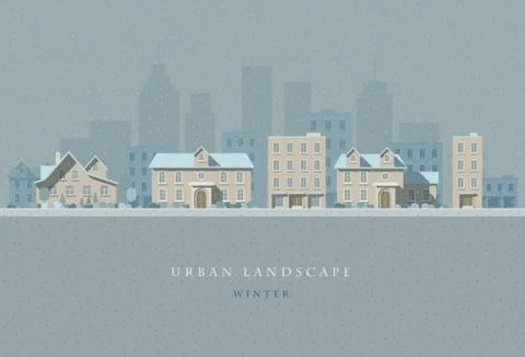Urban Landscape Illustrazione stock