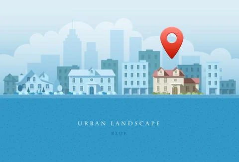 Urban Landscape Stock Illustration