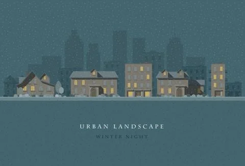 Urban Landscape Stock Illustration