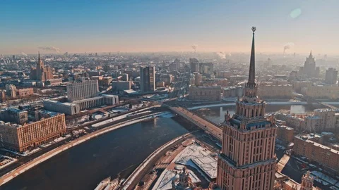 Urban landscape of large cities Video stock 88458656