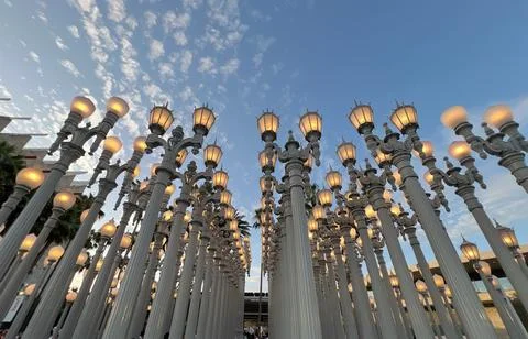 Urban Light installation Foto stock