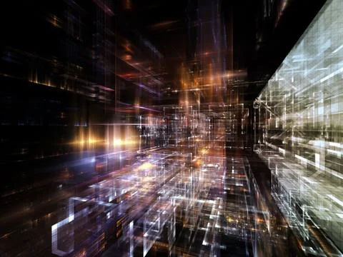 Urban Lights Stock Illustration