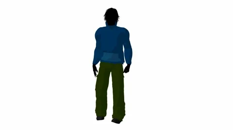 Urban male dancing Stock Footage 5648238