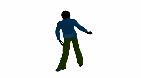 Urban male dancing Stock Footage 5648411