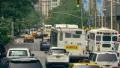 Urban Manhattan scenery busy street traffic New York City NYC cars commute day 4k or 4k+ Resolution