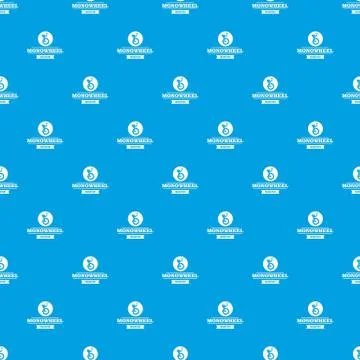 Urban mono wheel pattern vector seamless blue イラスト素材