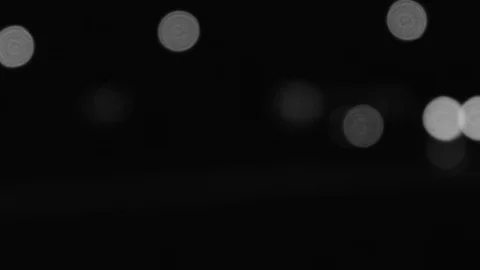 Urban night movement bokeh Stock Footage