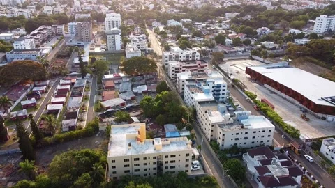 Urban Panoramic Views of Tranquility Stock Footage 154067015