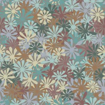 Urban pastel colored seamless pattern, vector illustration. Texture for fabric Stock Illustration