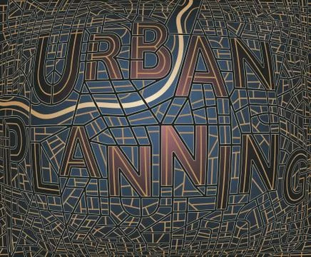 Urban plan Stock Illustration