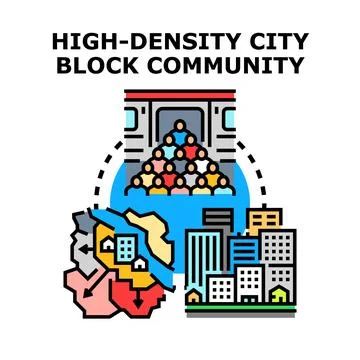 Urban planning and community development concept illustration Stock Illustration