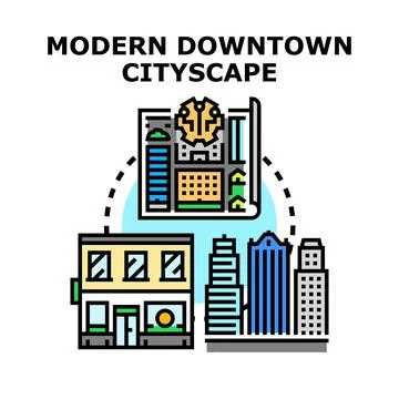 Urban planning development project architect engineering concept Stock Illustration