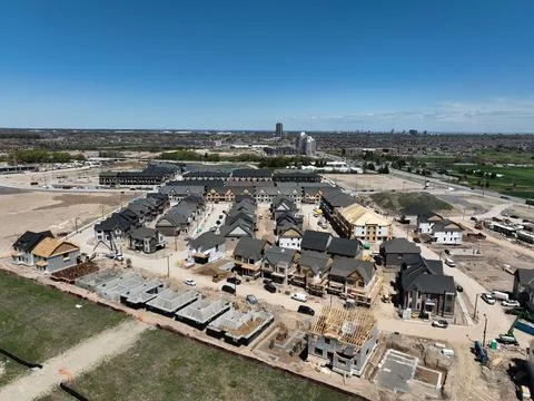Urban Planning For New Housing Developments Stock Photos