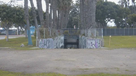 Urban Playground Underpass Stock Footage 101442197