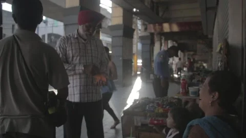 Urban poor community in Sta. Mesa, Manila Stock Footage 230090360