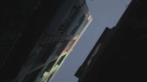 Urban poor community in Sta. Mesa, Manila Stock Footage 230090731