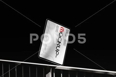 Urban Poster Mockup Scene Modello PSD