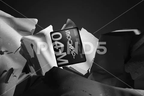 Urban Poster Wall Mockup PSD 템플릿