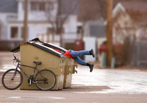 Urban poverty Stock Photos