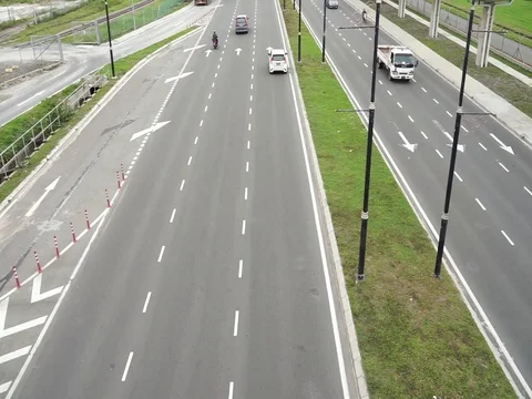Urban road Stock Footage 123754811