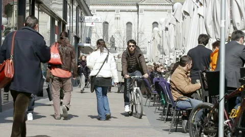 Urban scene - slow motion Video stock 1847726