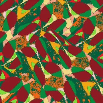 Urban seamless abstract chaotic pattern with shapes Stock Illustration