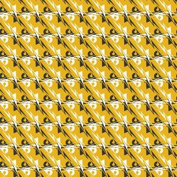 Urban seamless pattern with geometry curved elements Stock Illustration