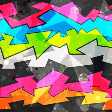 Urban seamless pattern Stock Illustration