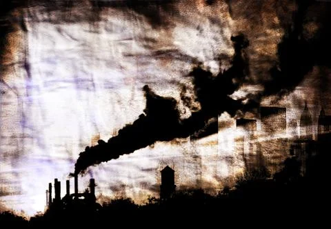 Urban sky Stock Illustration