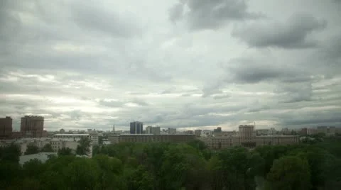 Urban sky Time Lapse Stock Footage 11115719