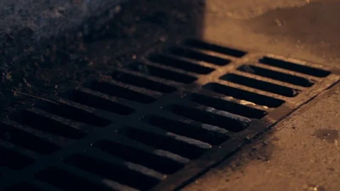 Urban Storm Drain Stock Footage 71247055