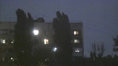 Urban street window view Stock Footage 166798154