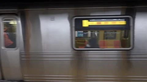 The Urban Subway Experience Observing Commuters as They Navigate the Station Видео 295072056