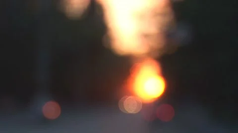 Urban sunset 1 Stock Footage 7749275