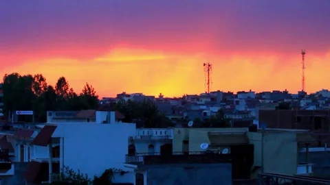 Urban Sunset. Vídeos de archivo 91205738