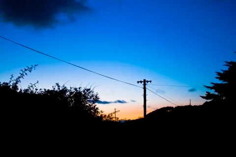 Urban Sunset Stock Photos