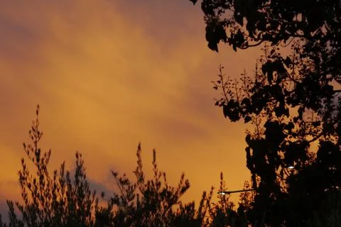 Urban sunset Stock Photos