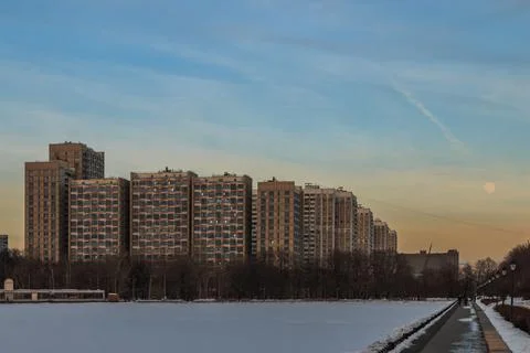 Urban Sunset Stock Photos