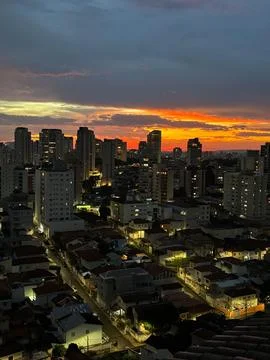 Urban Sunset Stock Photos
