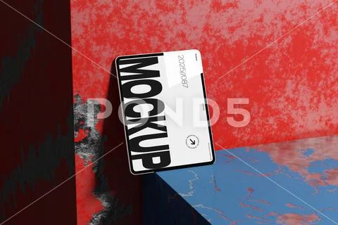 Urban Tablet Mockup Scene PSD 템플릿