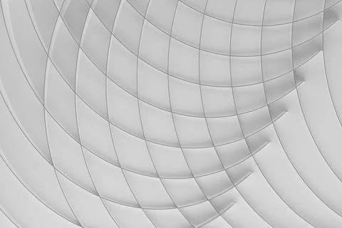 Urban technology abstract background, pattern - thin light grey curved parall Stock Photos