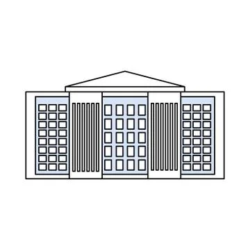 Urban tower building Ilustración de archivo