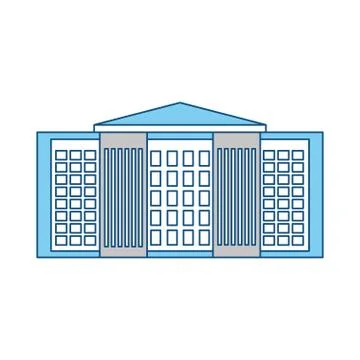 Urban tower building Ilustración de archivo