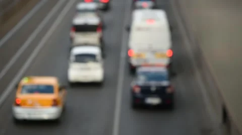 Urban traffic congestion Stock Footage 63455591