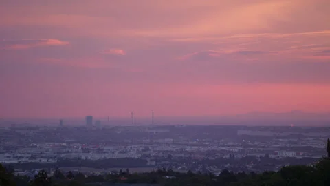 Urban Traffic at Dawn Stock Footage 165464276