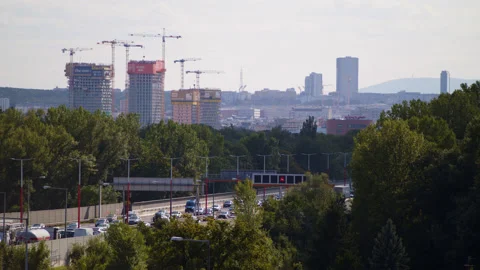 Urban Traffic Stock Footage 165449529