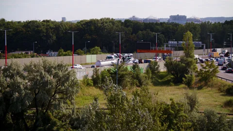 Urban Traffic Stock Footage 165452856