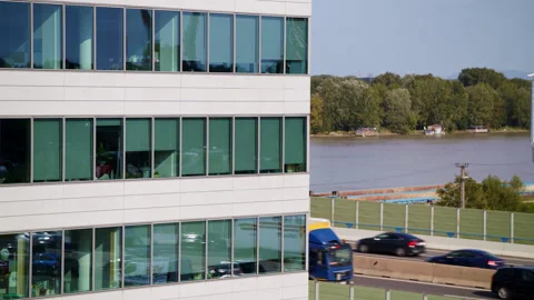 Urban Traffic Stock Footage 165453029