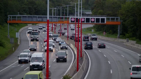 Urban Traffic Jam Stock Footage 165464318